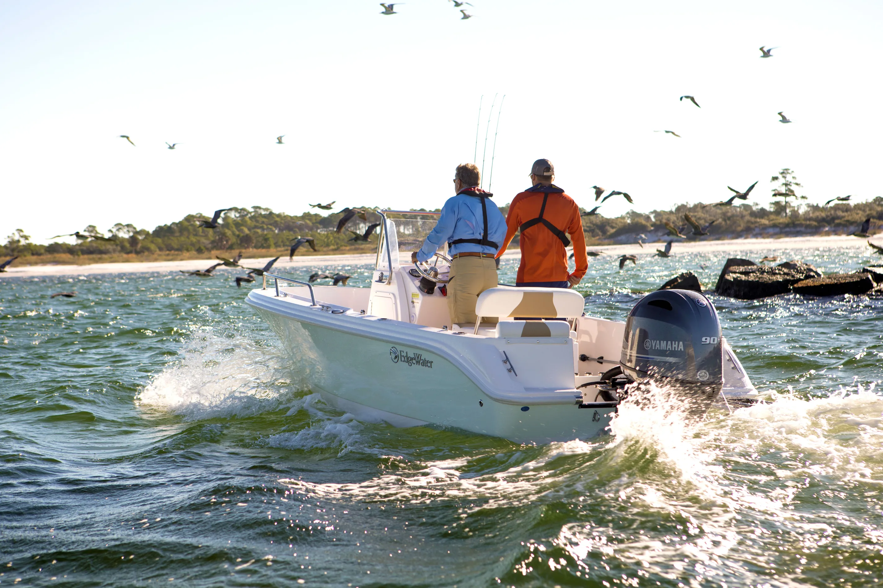 New Yamaha-powered center console boat